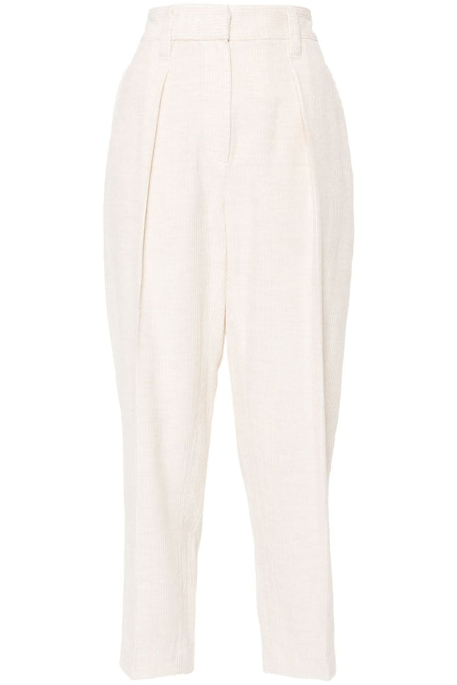 Brunello Cucinelli Trousers Ivory