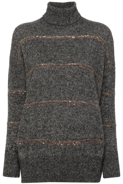 Brunello Cucinelli Sweaters Grey