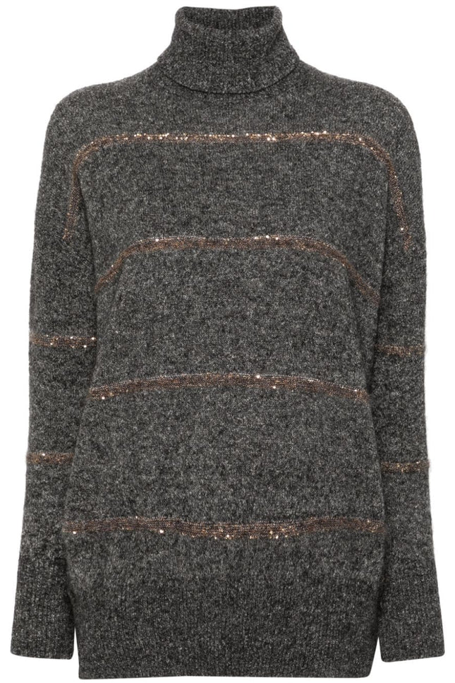 Brunello Cucinelli Sweaters Grey