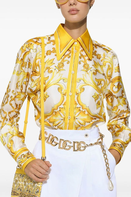 Dolce & Gabbana Shirts Yellow