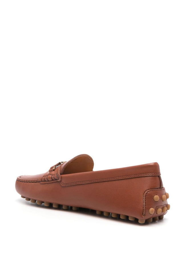 Tod's Flat shoes Leather Brown