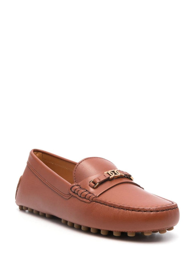 Tod's Flat shoes Leather Brown