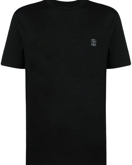 Brunello Cucinelli T-shirts and Polos Black