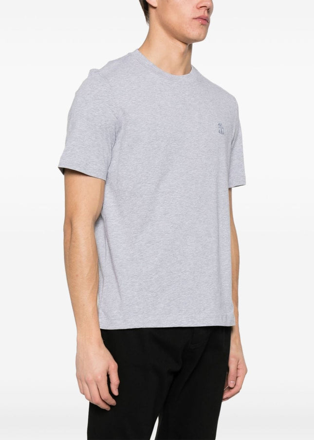 Brunello Cucinelli T-shirts and Polos Grey