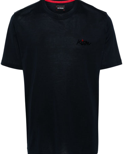 Kiton T-shirts and Polos Blue