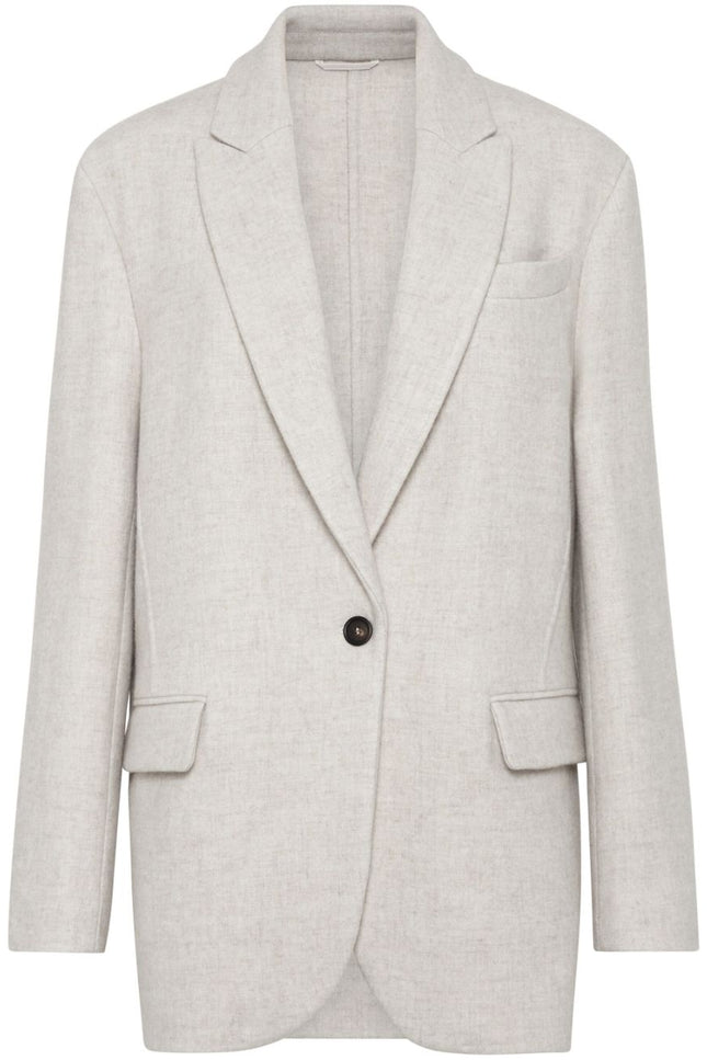 Brunello Cucinelli Jackets Light Grey