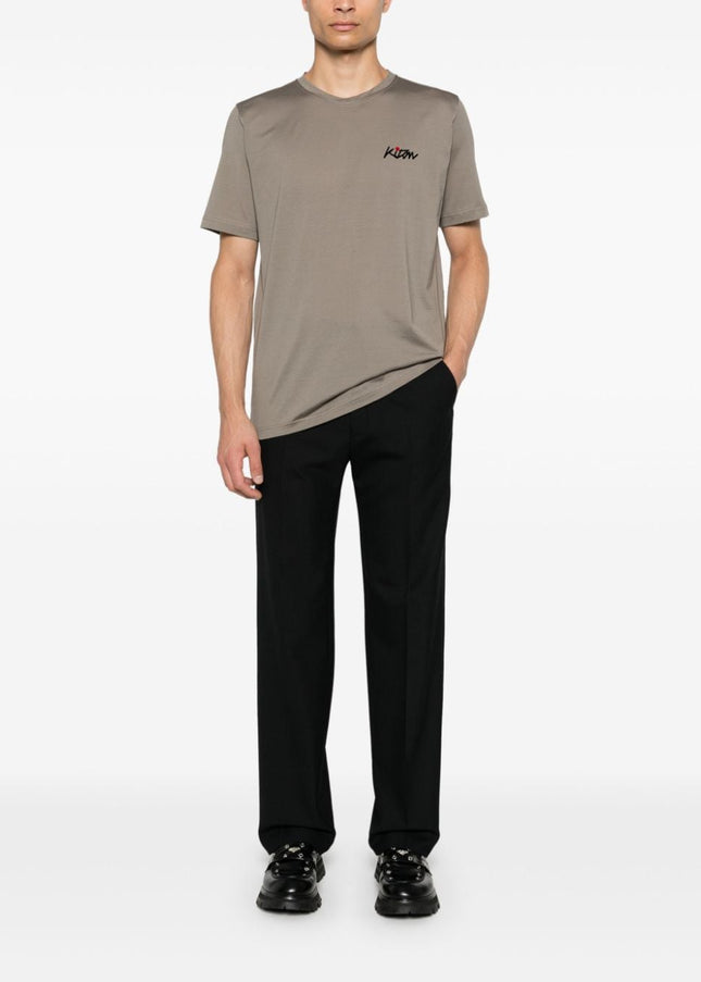 Kiton T-shirts and Polos Grey