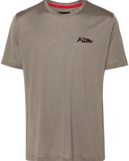 Kiton T-shirts and Polos Grey