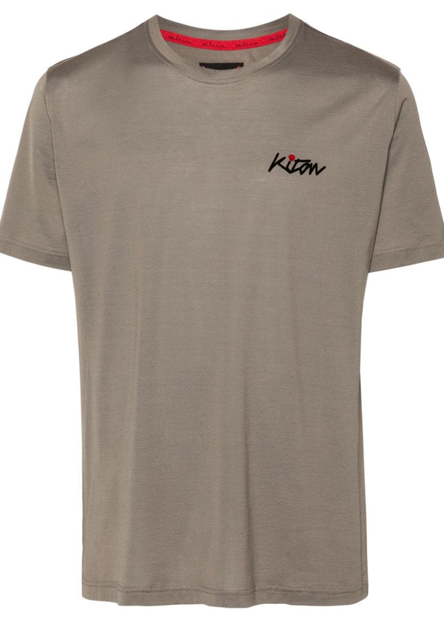 Kiton T-shirts and Polos Grey