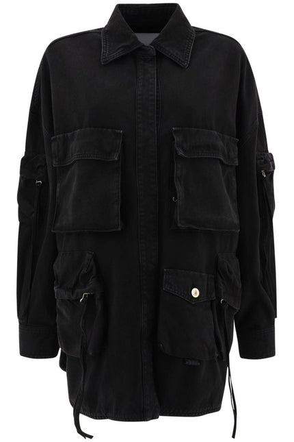 The Attico Coats Black