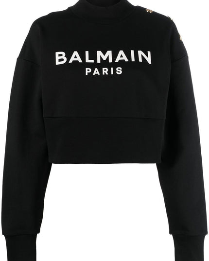 Balmain Sweaters Black