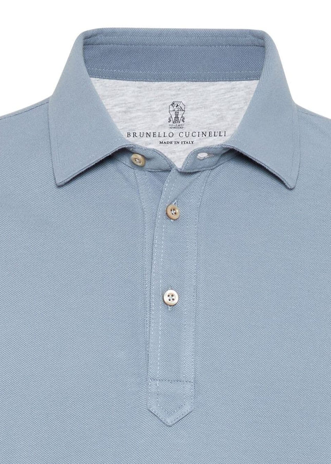 Brunello Cucinelli T-shirts and Polos Clear Blue