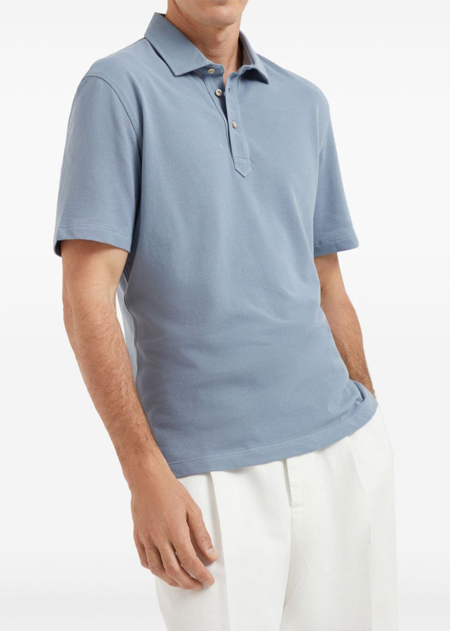 Brunello Cucinelli T-shirts and Polos Clear Blue