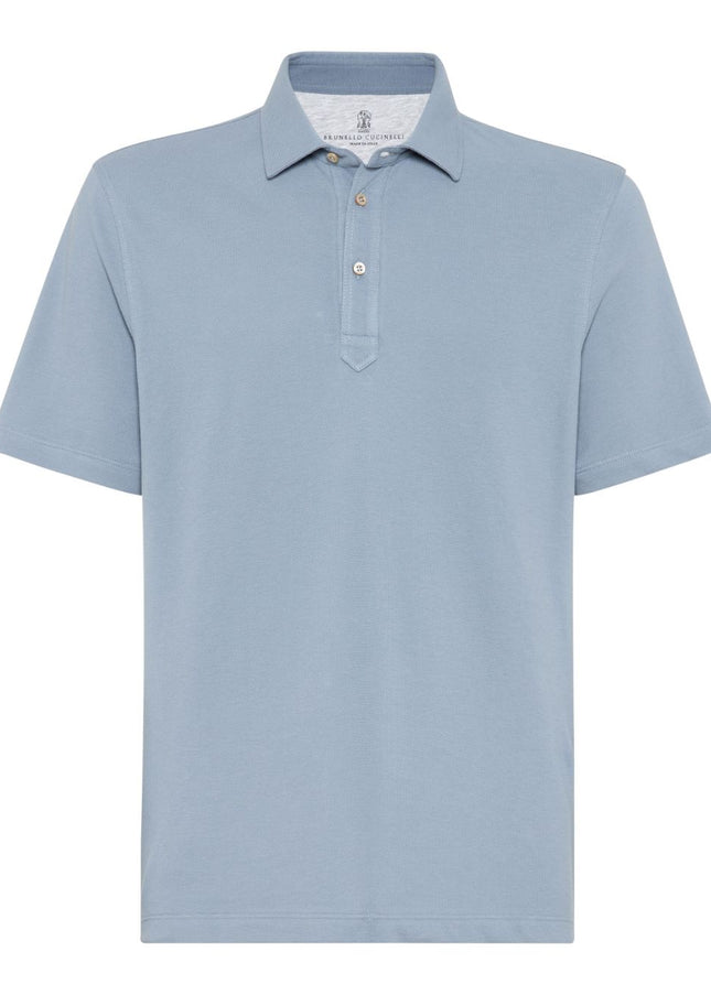 Brunello Cucinelli T-shirts and Polos Clear Blue