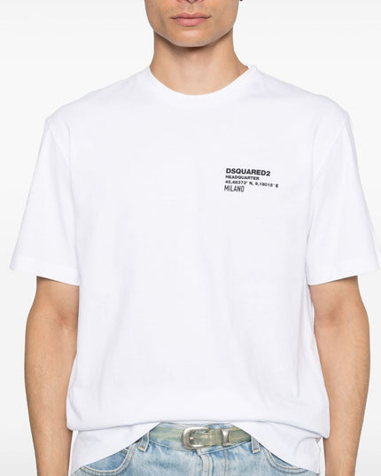 Dsquared2 T-shirts and Polos White