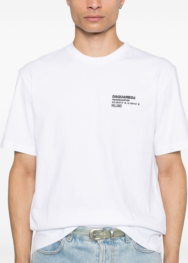 Dsquared2 T-shirts and Polos White