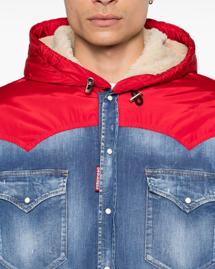 Dsquared2 Coats Clear Blue