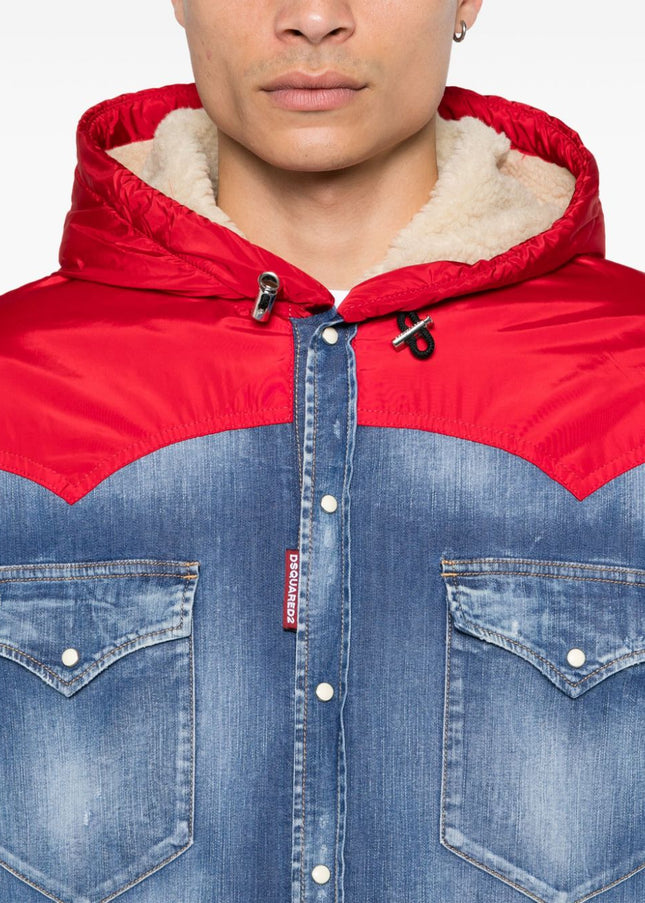 Dsquared2 Coats Clear Blue