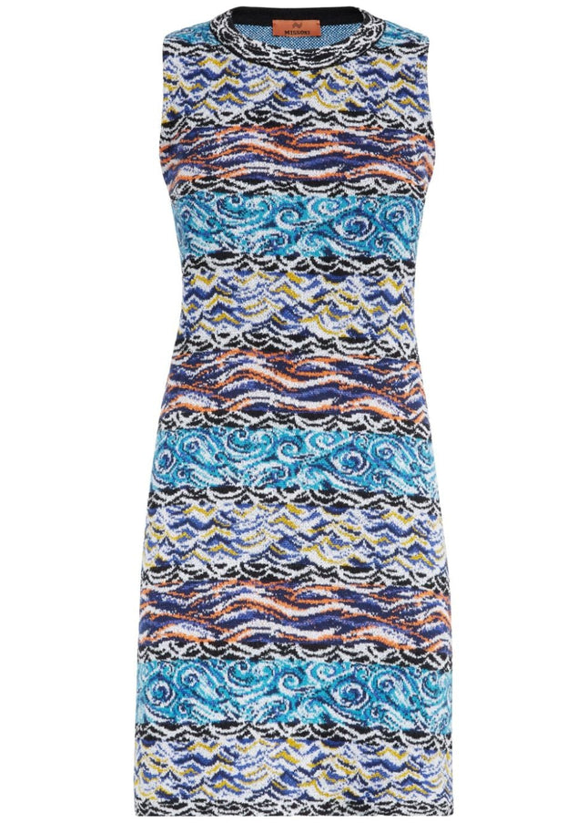 Missoni Dresses Clear Blue