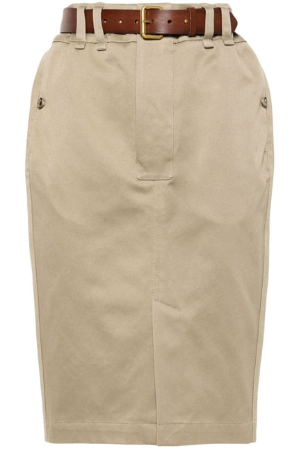 Saint Laurent  Skirts Beige