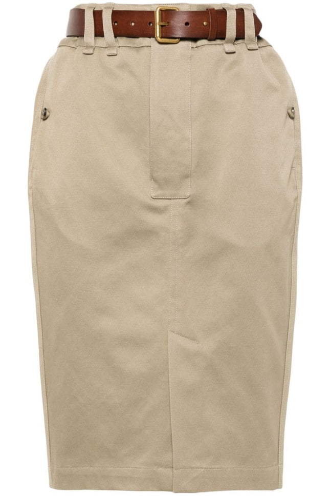 Saint Laurent  Skirts Beige