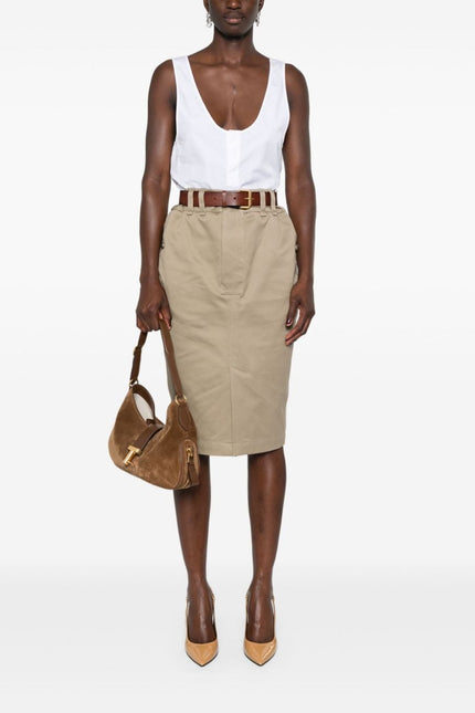 Saint Laurent  Skirts Beige