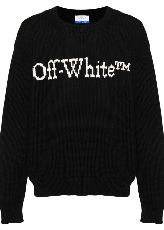 Off White Sweaters Black