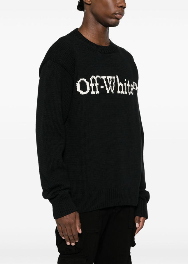 Off White Sweaters Black