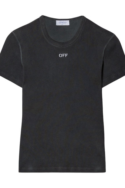 Off White T-shirts and Polos Grey