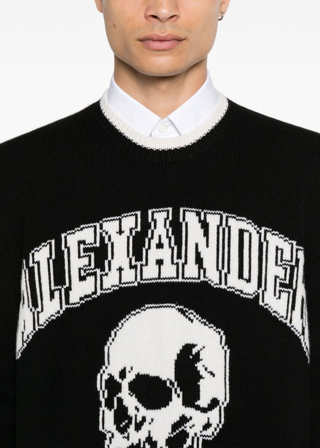 Alexander McQueen Sweaters Black