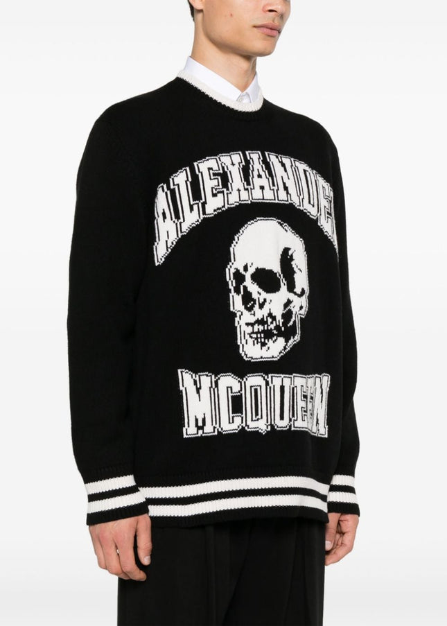 Alexander McQueen Sweaters Black