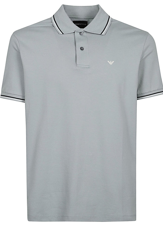 Emporio Armani T-shirts and Polos Clear Blue