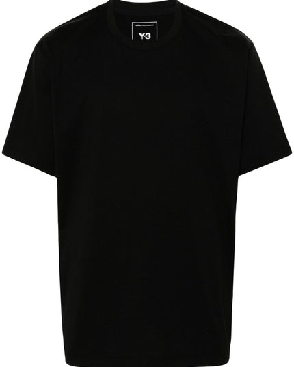 Y-3 T-shirts and Polos Black