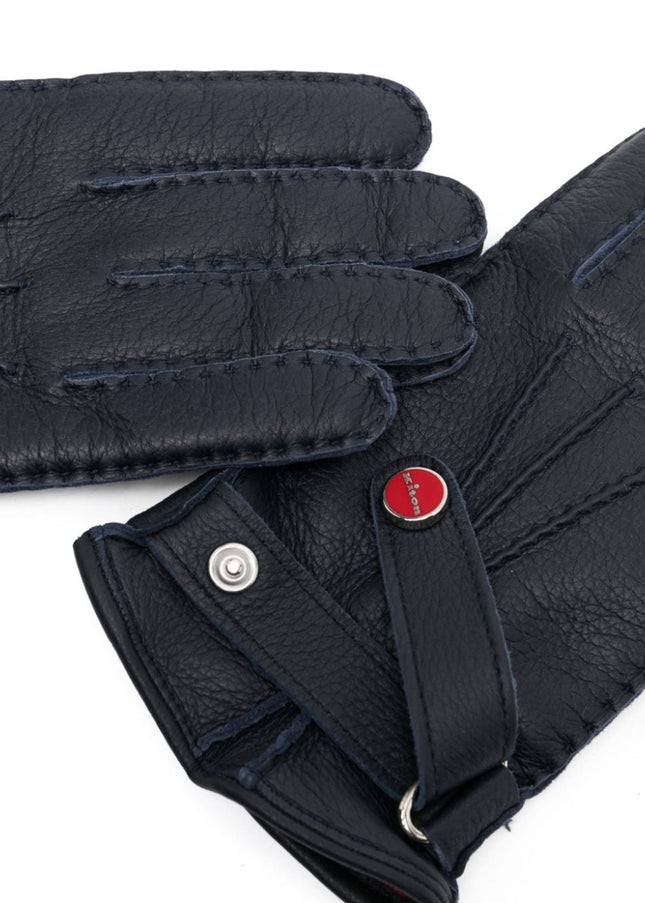 Kiton Gloves Blue