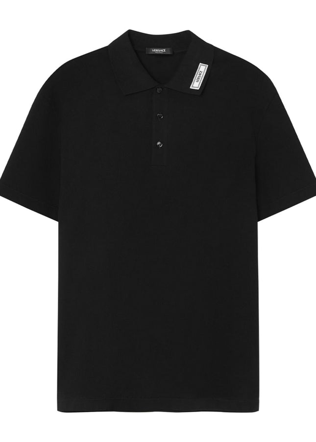 Versace T-shirts and Polos Black