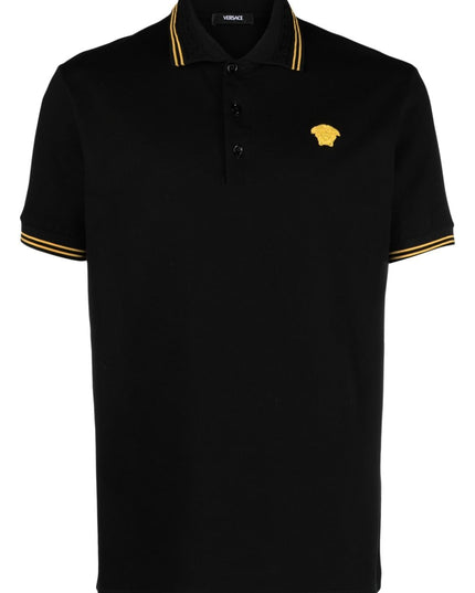 Versace T-shirts and Polos Black