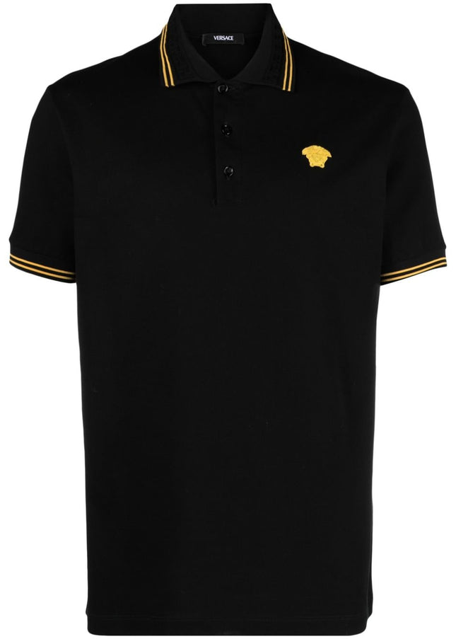 Versace T-shirts and Polos Black