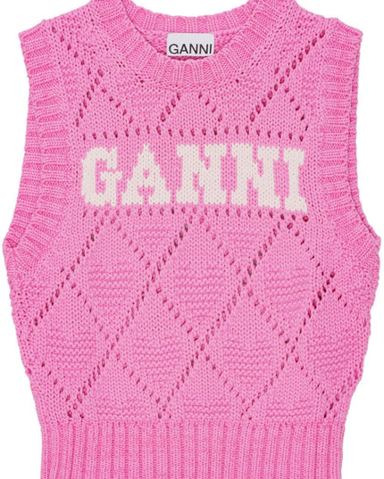 GANNI Sweaters Pink