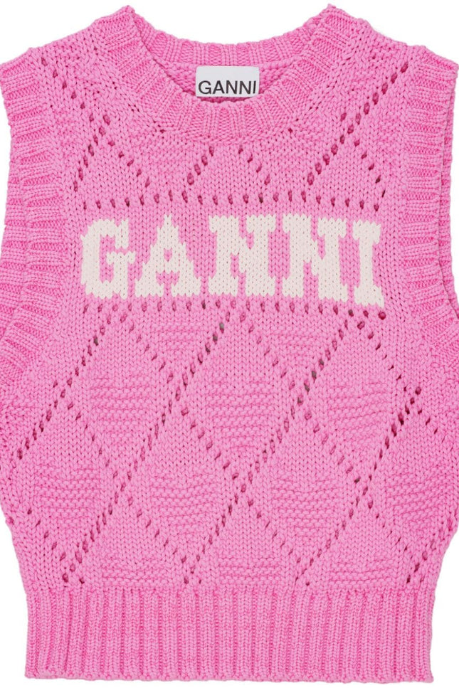 GANNI Sweaters Pink