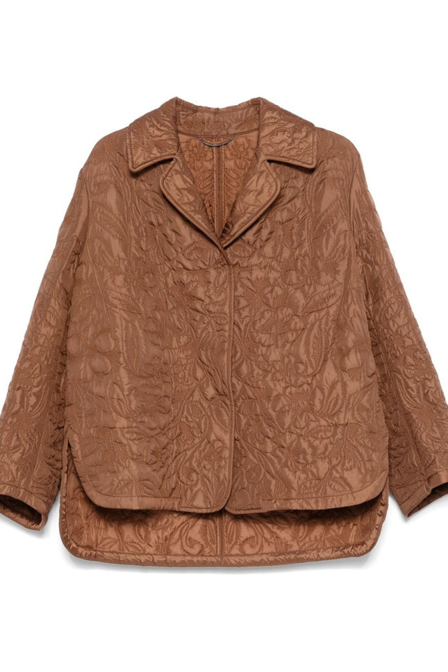 Ermanno Scervino Jackets Leather Brown