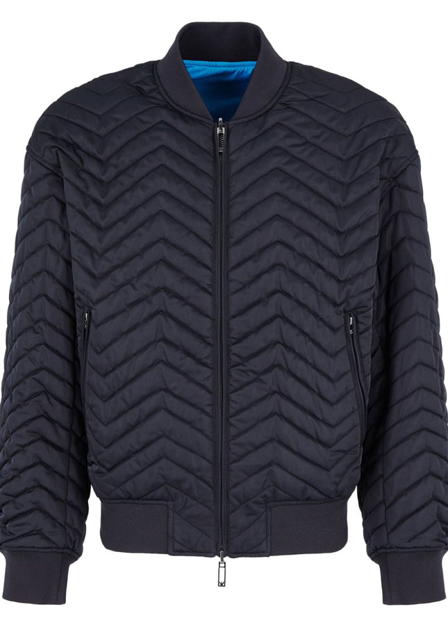 Emporio Armani Coats Blue