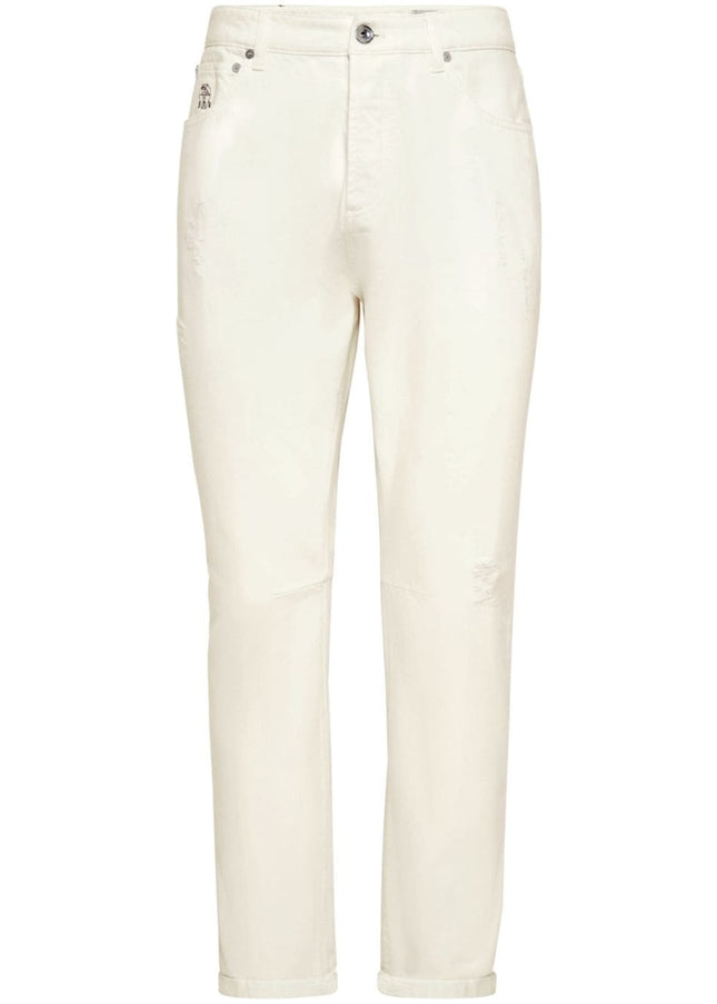 Brunello Cucinelli Jeans White