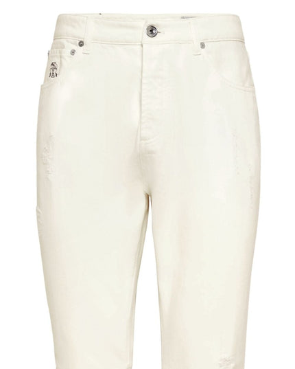 Brunello Cucinelli Jeans White