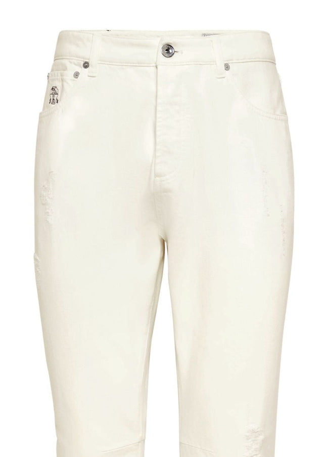 Brunello Cucinelli Jeans White