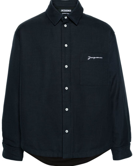 JACQUEMUS Shirts Blue