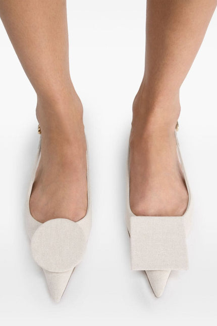 JACQUEMUS Flat shoes Grey