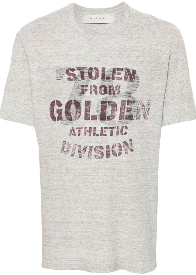 Golden Goose T-shirts and Polos Grey