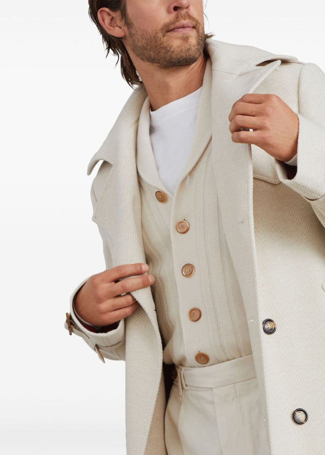 Brunello Cucinelli Coats Cream