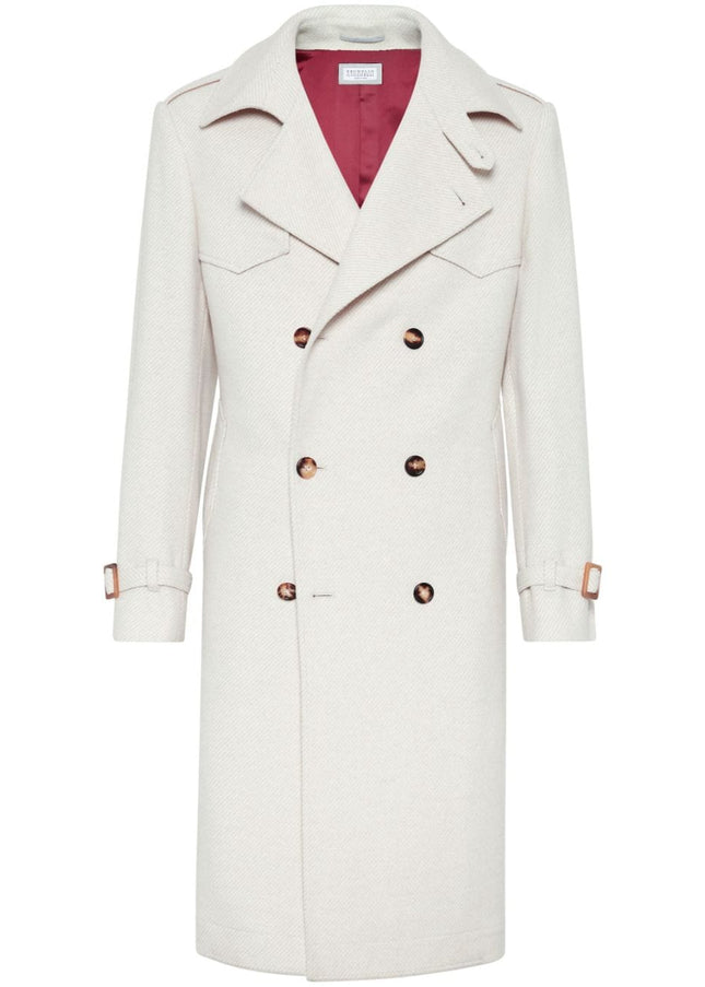 Brunello Cucinelli Coats Cream