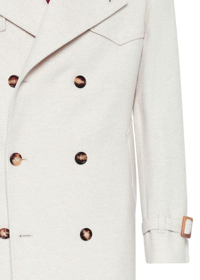 Brunello Cucinelli Coats Cream